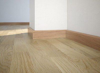 ПЛИНТУС НАПОЛЬНЫЙ P50 ДУБ MAT WHITE